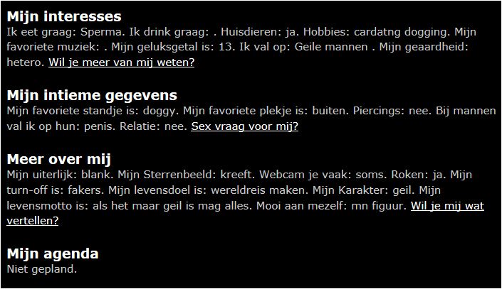 Geile cardate, buitensex of gewone date (Groningen)   .