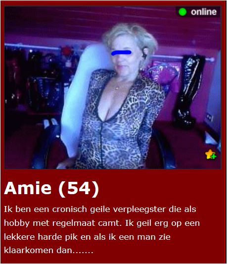 Zin in een (geil) gesprek of Webcamseks met Amie uit Franeker?