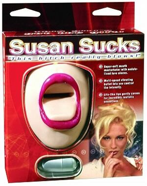 Dit is de Susan Sucks Masturbator. De Susan Sucks Masturbator is een Vibrerende masturbator die gema
