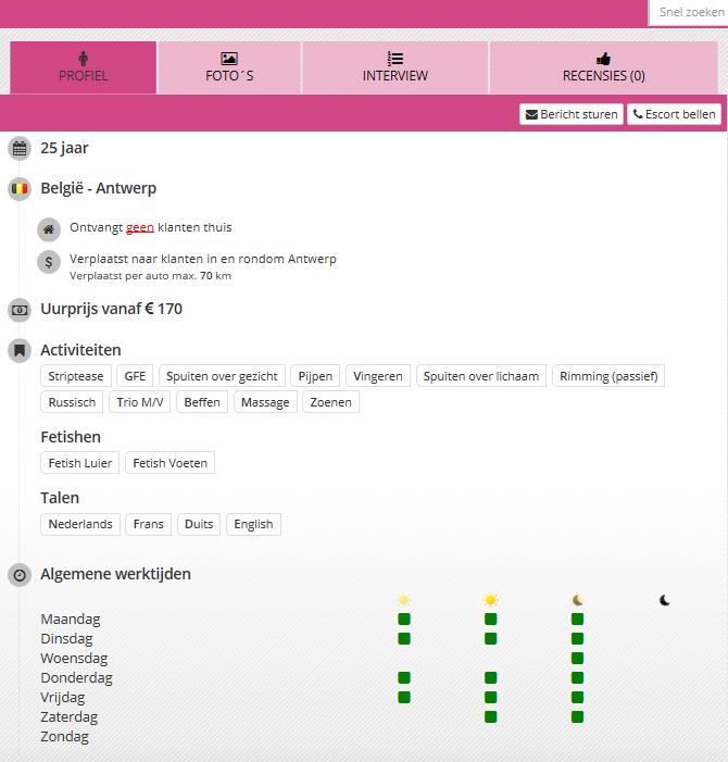 Wat afspreken met Emma uit Antwerpen? 