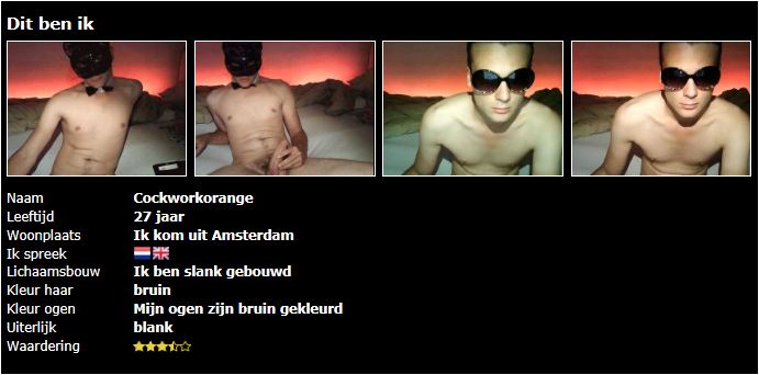 Zin in een geil telefoongesprek of Webcamsex Cockorange?              