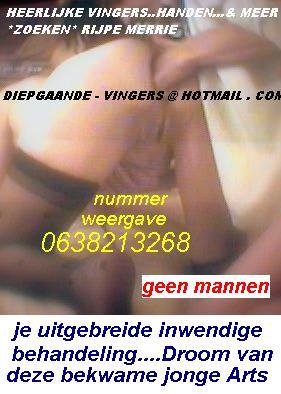 Ik ZOEK:RIJP-*KUTJE* omg. Ams/D-Haag