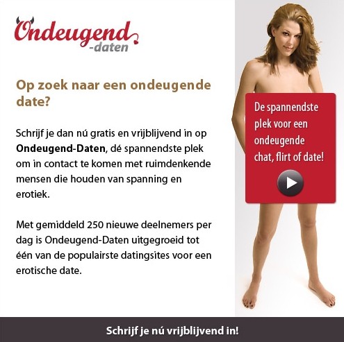 Ondeugend-Daten – Daten met echte contacten!