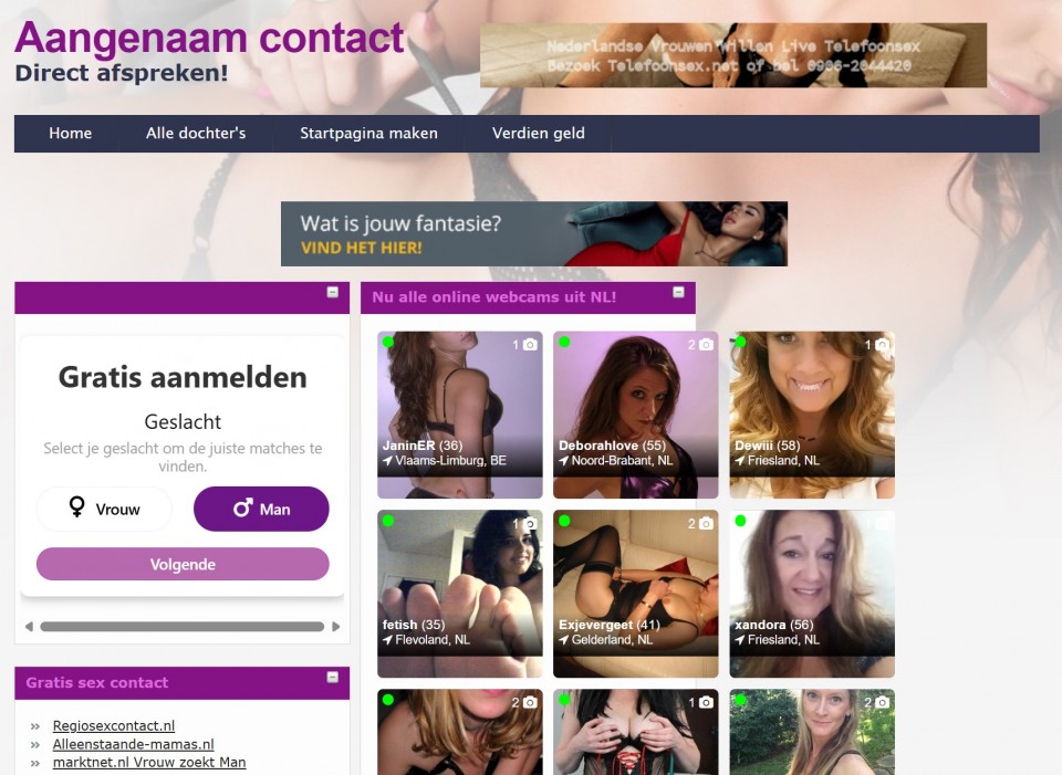 Gratis websites overzicht