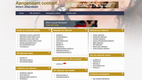 Overzicht met alle gratis contacten website