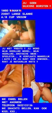 Ben jij lange slanke A/Bcup Vrouw ?? Kom samenwerken