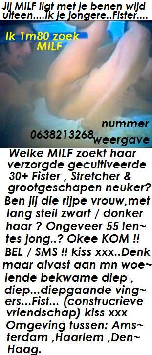 Ben jij rijpe vrouw? type: ASTRID JOOSTEN! Kilotje extra mag! Omg:Amst