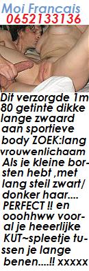 ZEER BELANGRIJK VOOR: 1m78 LANGE exhibitionistische vrouw,met LANG ste