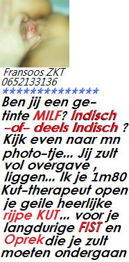 Ben jij dat rijpe KUTje? en wens je mooi groot spul..,tussen je KUT-li