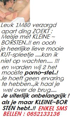 Ben je meisje,met KLEINE BORSTEN? Ik heb je nodig voor film,en blijven