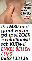 Ben jij LANGE vrouw,KLEINE BORSTEN..?? Ik 1m80 excentriek ding MOET jo