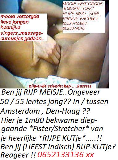 Ben jij RIJP (getint/Indisch-deels-Indisch MEISJE..? Hier je 1m80 Fist