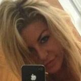 blonde ,volslanke vrouw, Volle cup om lekker van te genieten. 