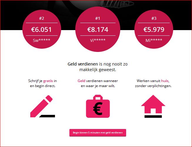 Op zoek naar een goed betaalde baan?                .