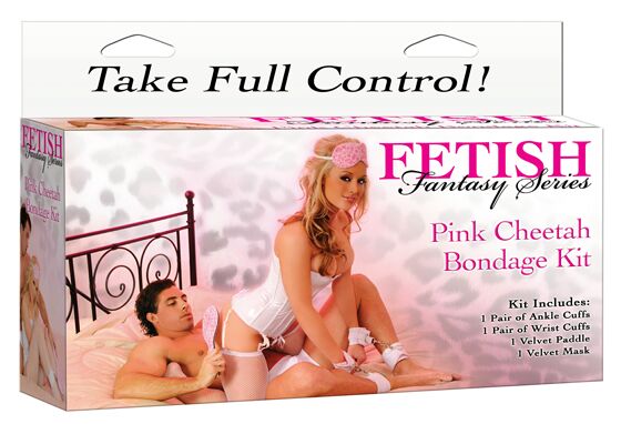 Pink Cheetah Bondage Kit