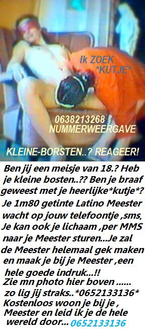 Ben jij een meisje 18? met kleine borsten..?? en....