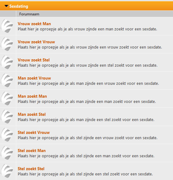 Sexdatingforum - Alles over sex en gratis sexdating