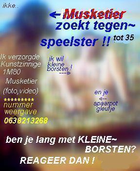 Ik 1m80 MOET: een ongeveer 1M78 lange EXHIBITIONISTISCHE vriendin KLEI