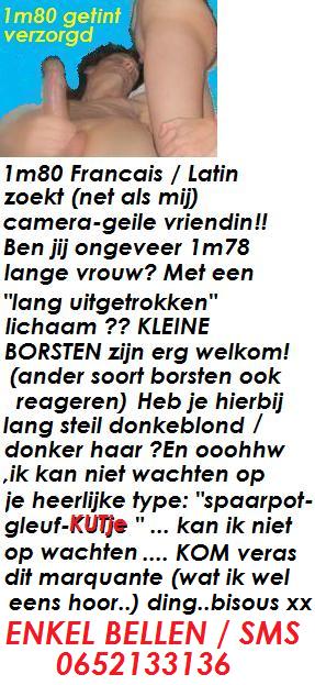 Ik 1m80 GROOT Frans zwaard man ZOEK vrouw die zich bezig houd met geil