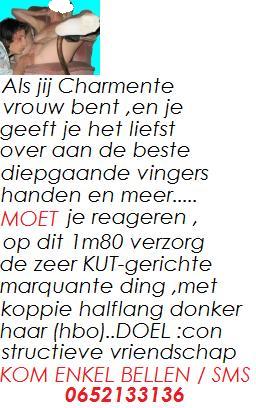 Ik 1m80 en JOUW RIJPE HEERLIJKE KUTje...... ( Amst / Den-Haag) 0652133