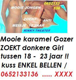 Ik 1m80 mooie jongen ZOEK : DONKER MESJE tussen 18-23 ,ik betaal je 06