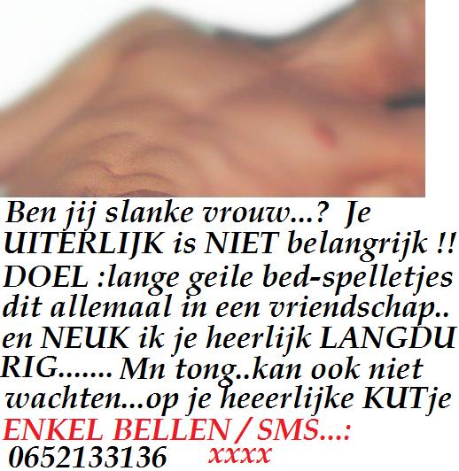 ZOEK: +-1m78 lange EXHIBITIONISTISCHE vriendin,met KLEINE BORSTEN in o