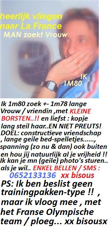 Ben jij LANGE Vrouw,KLEINE BORSTEN in oud stuk Amst?? Ik 1m80 trauma,j