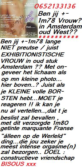 Jij lange vrouw??KLEINE BORSTEN..?samen jointje?&amp; heerlijk geilen. — foto 1